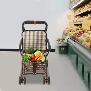 Foldable Rolling Walker with Seat, walking Assistance.