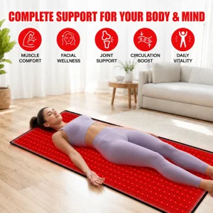 Red Light Therapy Mat.  Adjustable Timer & Intensity